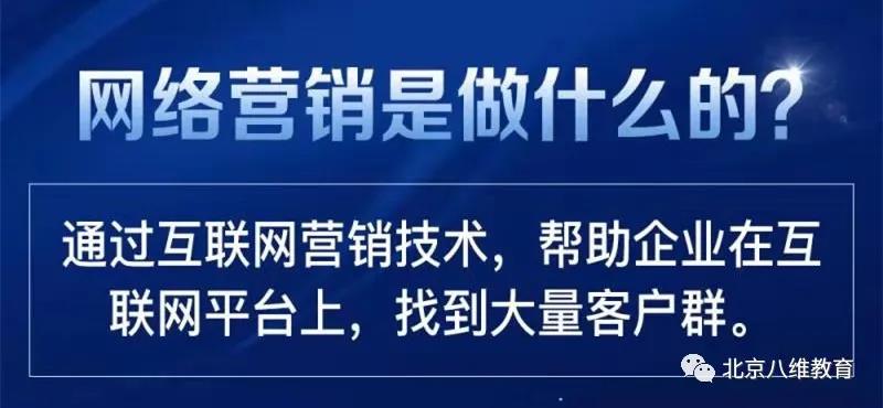 八維網(wǎng)絡營銷專業(yè)